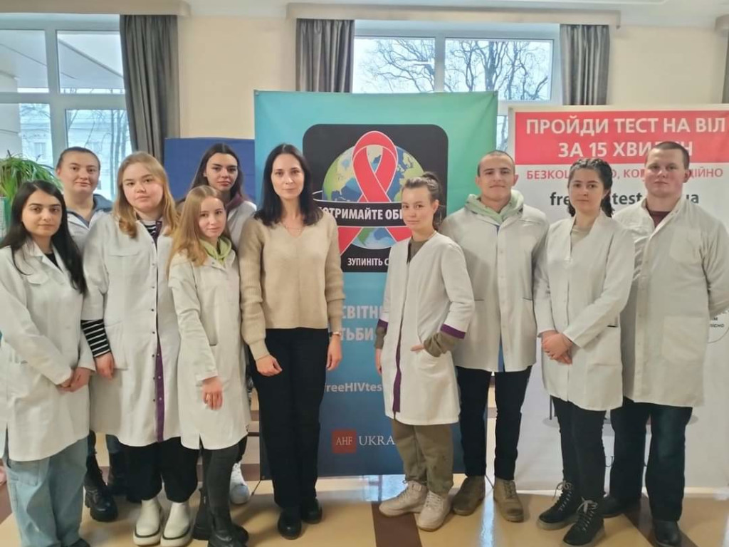 Участь в акції до Всесвітнього дня боротьби зі СНІДом